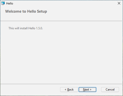 The welcome page with English chosen: the text of [ui-text.WelcomeText]